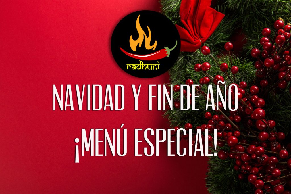 Menú de Navidad en Radhuni